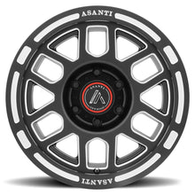 18x9 Asanti Offroad AB812 Claymore Satin Black w/ Milled Accents