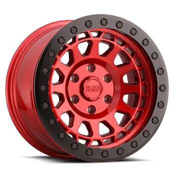 17x8.5 Black Rhino Primm Candy Red w/ Black Ring