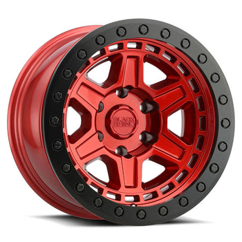 17x8.5 Black Rhino Reno Candy Red w/ Black Ring