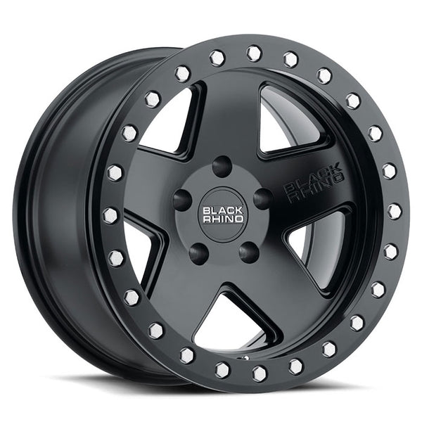 17x8.5 Black Rhino Crawler Beadlock Matte Black