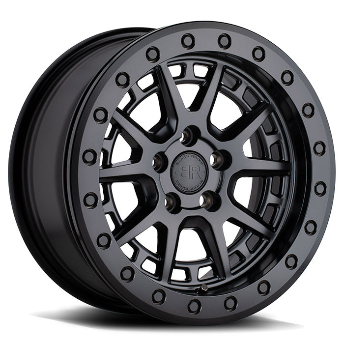 15x7 Black Rhino Gravel Beadlock Matte Black