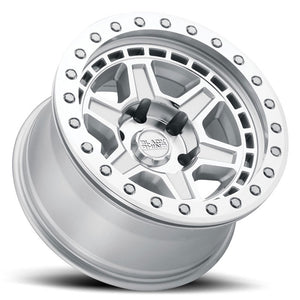 17x8.5 Black Rhino Reno Silver Machined