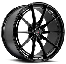 Staggered full Set - (2) 20x10 Savini SV-F1 Gloss Black (Flow Form) (2) 20x11 Savini SV-F1 Gloss Black (Flow Form)