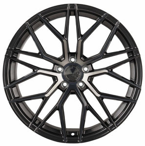 Staggered full Set - (2) 19x8.5 Avant Garde M520R Dark Graphite Metallic (2) 19x11 Avant Garde M520R Dark Graphite Metallic