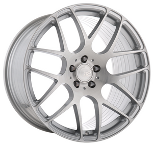 Staggered full Set - (2) 19x8.5 Avant Garde M610 Brushed Face Liquid Silver (Rotary Forged) (2) 19x10 Avant Garde M610 Brushed Face Liquid Silver (Rotary Forged)