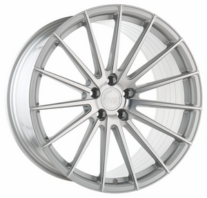 Staggered full Set - (2) 20x9.5 Avant Garde M615 Silver Machined (Rotary Forged) (2) 20x11 Avant Garde M615 Silver Machined (Rotary Forged)