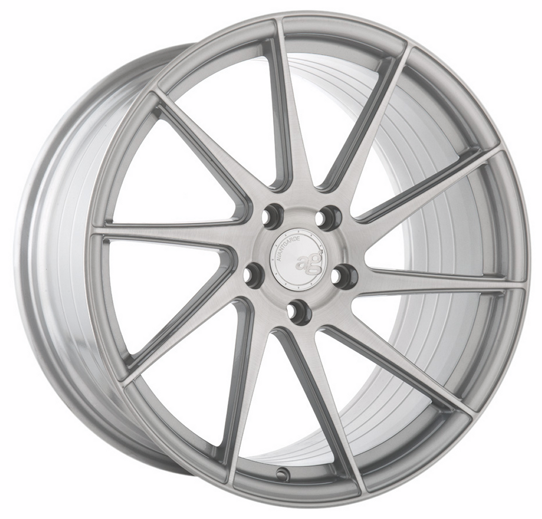 Staggered full Set - (2) 20x9 Avant Garde M621 Brushed Liquid Silver (Rotary Forged)(True Directional) (2) 20x11 Avant Garde M621 Brushed Liquid Silver (Rotary Forged)(True Directional)