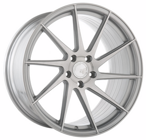 Staggered full Set - (2) 19x9.5 Avant Garde M621 Brushed Liquid Silver (Rotary Forged)(True Directional) (2) 19x11 Avant Garde M621 Brushed Liquid Silver (Rotary Forged)(True Directional)