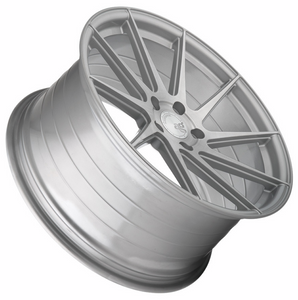 Staggered full Set - (2) 20x10 Avant Garde M621 Brushed Liquid Silver (Rotary Forged)(True Directional) (2) 20x11 Avant Garde M621 Brushed Liquid Silver (Rotary Forged)(True Directional)