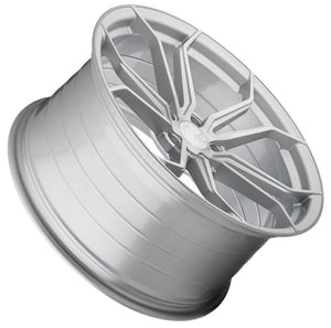 Staggered full Set - (2) 20x8.5 Avant Garde M632 Silver w/ Machined Face (Rotary Forged) (2) 20x9.5 Avant Garde M632 Silver w/ Machined Face (Rotary Forged)
