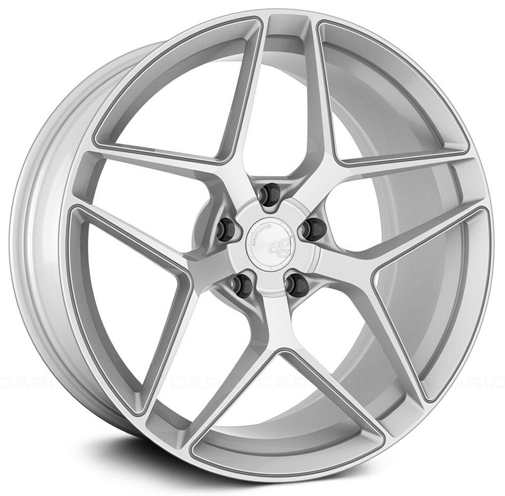 20x9 Avant Garde M650 Machined Silver (Rotary Forged)