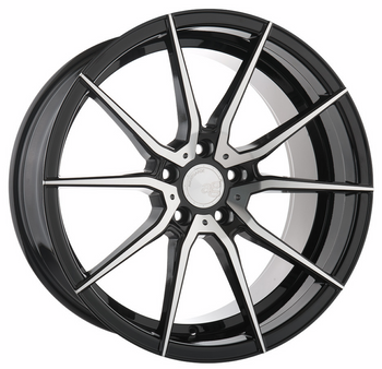 22x10 Avant Garde M652 Gloss Black Machined (Rotary Forged)