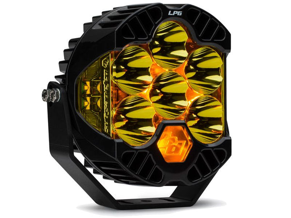 Baja Designs LP6 Led Light Spot Beam Single Amber