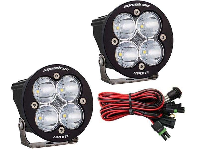 Baja Designs Squadron-R Sport Led Lights Flood Beam Pair