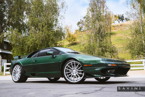 22x9 Savini Black Di Forza BM13 Brushed Silver (Concave)