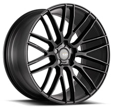 Staggered full Set - (2) 20x8.5 Savini Black Di Forza BM13 All Matte Black (Concave) (2) 20x10.5 Savini Black Di Forza BM13 All Matte Black (Concave)