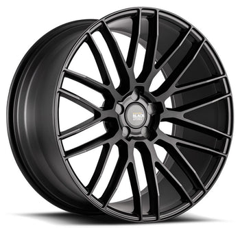 Staggered full Set - (2) 20x8.5 Savini Black Di Forza BM13 All Matte Black (Concave) (2) 20x10.5 Savini Black Di Forza BM13 All Matte Black (Concave)