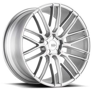 22x10.5 Savini Black Di Forza BM13 Brushed Silver (Concave)