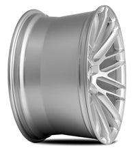 Staggered full Set - (2) 20x8.5 Savini Black Di Forza BM13 Brushed Silver (Concave) (2) 20x10 Savini Black Di Forza BM13 Brushed Silver (Concave)