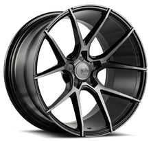 Staggered full Set - (2) 19x9.5 Savini Black Di Forza BM14 Gloss Black w/ Double Dark Tint Face (Concave) (2) 19x10.5 Savini Black Di Forza BM14 Gloss Black w/ Double Dark Tint Face (Concave)