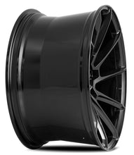 Staggered full Set - (2) 19x8.5 Savini Black Di Forza BM15 Gloss Black (True Directional) (2) 19x9.5 Savini Black Di Forza BM15 Gloss Black (True Directional)