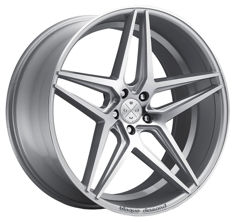 22x10.5 Blaque Diamond BD-8 Gloss Silver Machined – Need 4 Speed