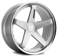 22x10.5 Blaque Diamond BD-21 Silver w/ Chrome Stainless Steel Lip
