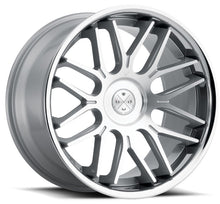 20x11 Blaque Diamond BD-27 Silver Machined Face w/ Chrome Stainless Steel Lip