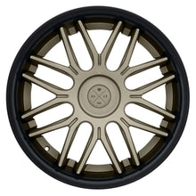 Staggered full Set - (2) 22x9 Blaque Diamond BD-27 Matte Bronze w/ Gloss Black Lip (2) 22x10.5 Blaque Diamond BD-27 Matte Bronze w/ Gloss Black Lip