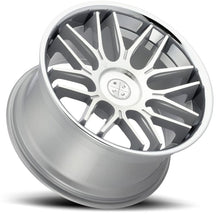 20x11 Blaque Diamond BD-27 Silver Machined Face w/ Chrome Stainless Steel Lip