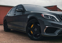 Staggered full Set - (2) 22x9 Blaque Diamond BD-77 Two Tone Black (2) 22x10.5 Blaque Diamond BD-77 Two Tone Black
