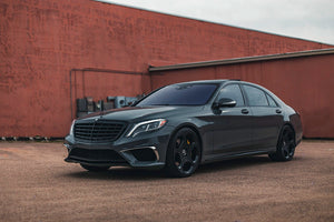 Staggered full Set - (2) 22x9 Blaque Diamond BD-77 Two Tone Black (2) 22x10.5 Blaque Diamond BD-77 Two Tone Black