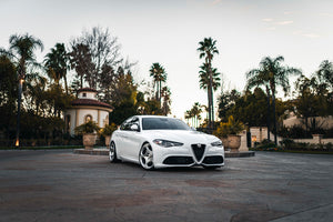 Staggered full Set - (2) 20x9 Blaque Diamond BD-77 Silver w/ Brushed Face (2) 20x10 Blaque Diamond BD-77 Silver w/ Brushed Face