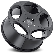 Staggered full Set - (2) 22x9 Blaque Diamond BD-77 Two Tone Black (2) 22x10.5 Blaque Diamond BD-77 Two Tone Black