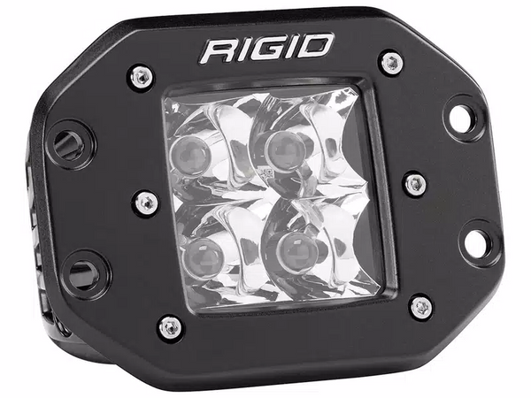 Rigid D-Series Pro Flush Mount Spot Beam Pair