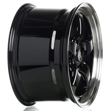 17x11 Forgestar D5 DragPack Gloss Black Machined Lip