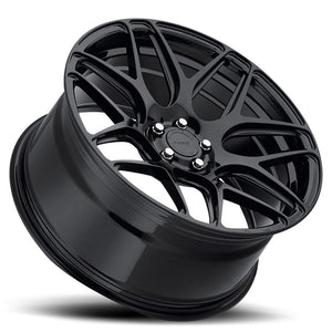 Staggered full Set - 19x8.5 MRR FS01 Gloss Black (Flow Formed) 19x10 MRR FS01 Gloss Black (Flow Formed)