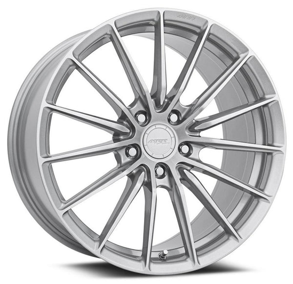 Staggered full Set - (2) 20x10 MRR FS02 Gloss Silver (Flow Formed) (2) 20x11 MRR FS02 Gloss Silver (Flow Formed) (Concave)