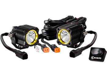 KC Hilites 3" Flex Series Single Led Light Spread Beam