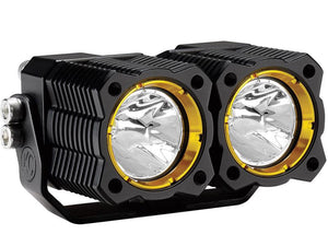 KC Hilites Dual Flex Led Lights Driving Beam Pair