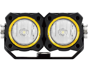 KC Hilites Dual Flex Led Lights Driving Beam Pair