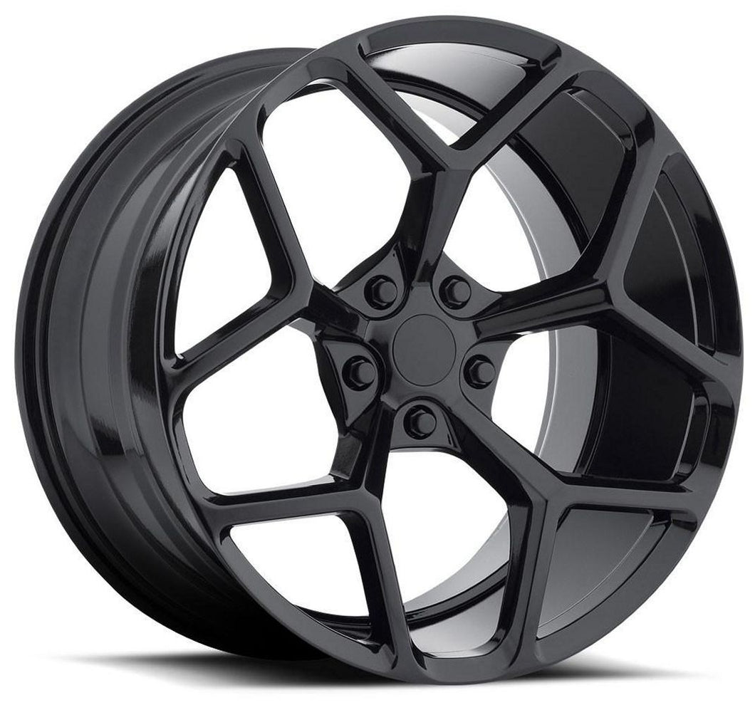 Staggered full Set - 20x9 MRR M228 Camaro Z28 Replica Wheels Gloss Black 20x11 MRR M228 Camaro Z28 Replica Wheels Gloss Black