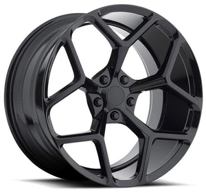Staggered full Set - 20x9 MRR M228 Camaro Z28 Replica Wheels Gloss Black 20x10 MRR M228 Camaro Z28 Replica Wheels Gloss Black