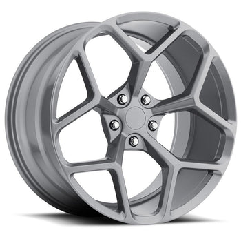Staggered full Set - (2) 22x9.5 MRR M228 Camaro Z28 Replica Wheels Gloss Graphite (2) 22x10.5 MRR M228 Camaro Z28 Replica Wheels Gloss Graphite