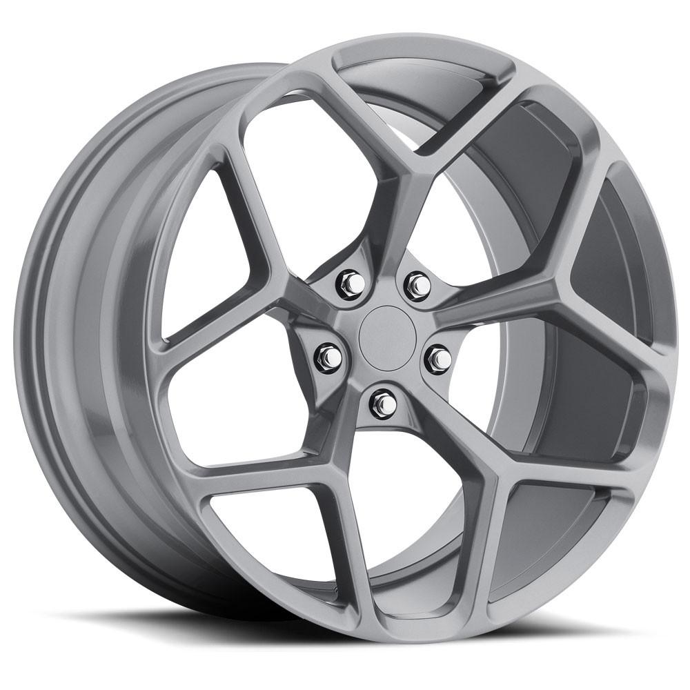 Staggered full Set - (2) 22x9.5 MRR M228 Camaro Z28 Replica Wheels Gloss Graphite (2) 22x10.5 MRR M228 Camaro Z28 Replica Wheels Gloss Graphite