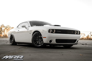 20x9.5 MRR M392 Charger/Challenger Daytona TA392 Replica Wheels Satin Black (Flow Formed)