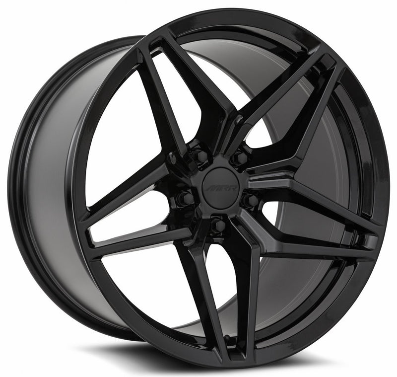 18x12 MRR M755 Corvette ZR1 Replica Wheels Gloss Black (Flow 18x12 MRR M755 Corvette ZR1 Replica Wheels Gloss Black (Flow