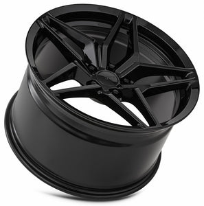 Staggered full Set - 20x10 MRR M755 Camaro ZR1 Replica Wheels Gloss Black 20x11 MRR M755 Camaro ZR1 Replica Wheels Gloss Black