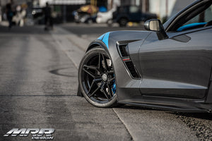 Staggered full Set - 20x10 MRR M755 Camaro ZR1 Replica Wheels Gloss Black 20x11 MRR M755 Camaro ZR1 Replica Wheels Gloss Black