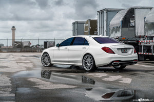 Staggered full Set - (2) 20x8.5 Avant Garde M615 Silver Machined (Rotary Forged) (2) 20x9.5 Avant Garde M615 Silver Machined (Rotary Forged)